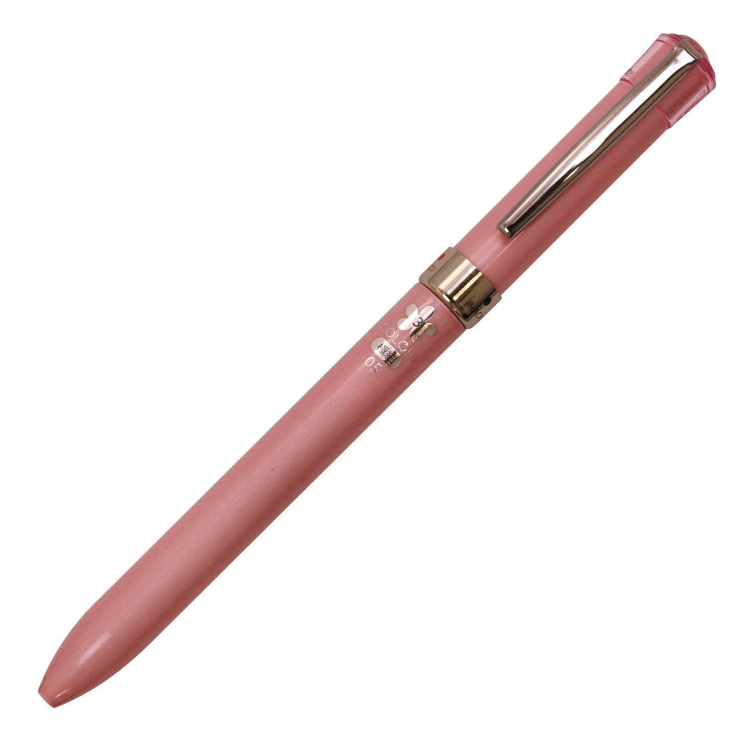 

Mitsubishi Pencil 3 Color Ballpoint Pen Jet Stream F Sugar Pink SXE360105P13 0.5