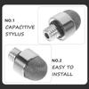 5Pcs Touch Screen Capacitive Stylus Pen Tip Mesh Inner Thread Replacement for Writing Drawing Gaming Design Architecture