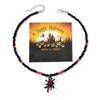 Millet Bead Necklace Goth Dark Wind Halloween Ornament Pumpkin Cat Spider Collarbone Chain Female