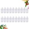 SHINEOFI 12 pieces 50ml plastic pre-travel bottles refillable storage containers suitable facial toner body wash random colors