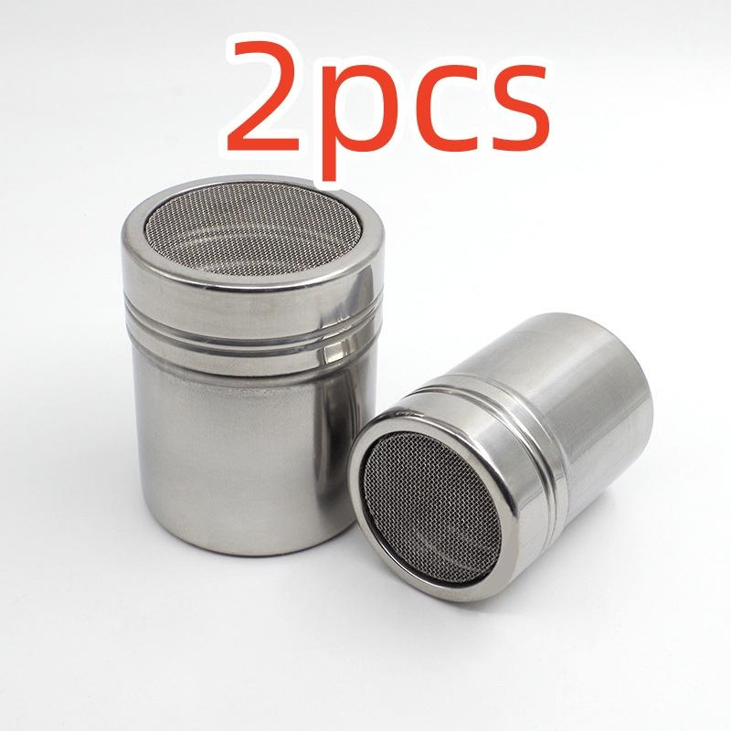 Stainless Steel Coffee Shaker Cocoa Chocolate Flour Powdered Sugar Sieve Filters Foam Spray Kitchen Cake BBQ Gadgets Tools