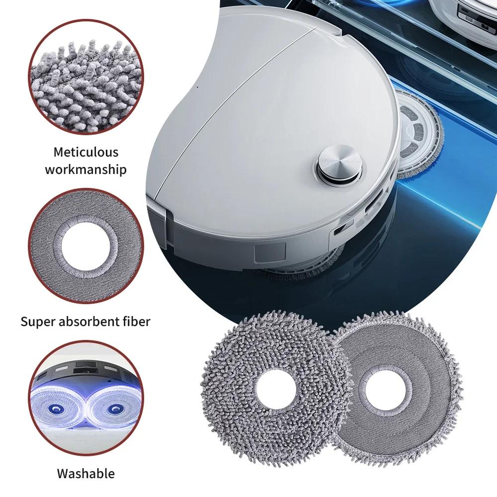 Main Side Brush Filter Mop Pad Dust Bags for Roborock Qrevo C/Curv/CurvC/Edge/EdgeC/1AE/S1V/1AI Vacuum Cleaner Replacement Parts