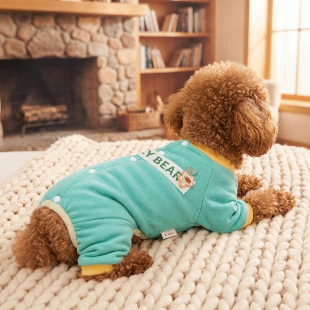 Long Sleeves Dog Four-Legged Clothes Soft Dog Recovery Suit Dog Pajamas Belly Protection