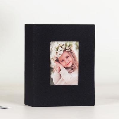 6 Inch 100 Pockets Photo Album Cloth Cover Laminated Scrapbook Album Insert Pocket Large Capacity Slip-in Picture Albums