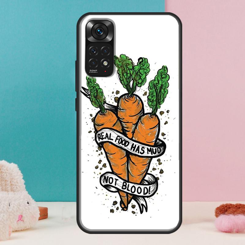 Veganism Vegan Quote Phrase Case For Xiaomi Redmi Note 13 Pro 14 12 11 9 10 9S 10S 11S 12S Redmi 14C 13C 10C 12C Cover