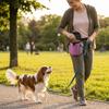 Water Tough Dog Feeding Pouch Adjustable Size Dog Waist Pack Snack Storage Bag Travel Hiking