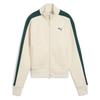 T7 Always On Sweatshirt Full Zipper Beige