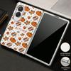 Halloween Ghost Pumpkin Case For Samsung Z Fold 8 Ultra 7 6 5 4 Luxury Plating Leather Skin Phone Cover For Galaxy Z Fold8 Fold7 Fold6 Fold5