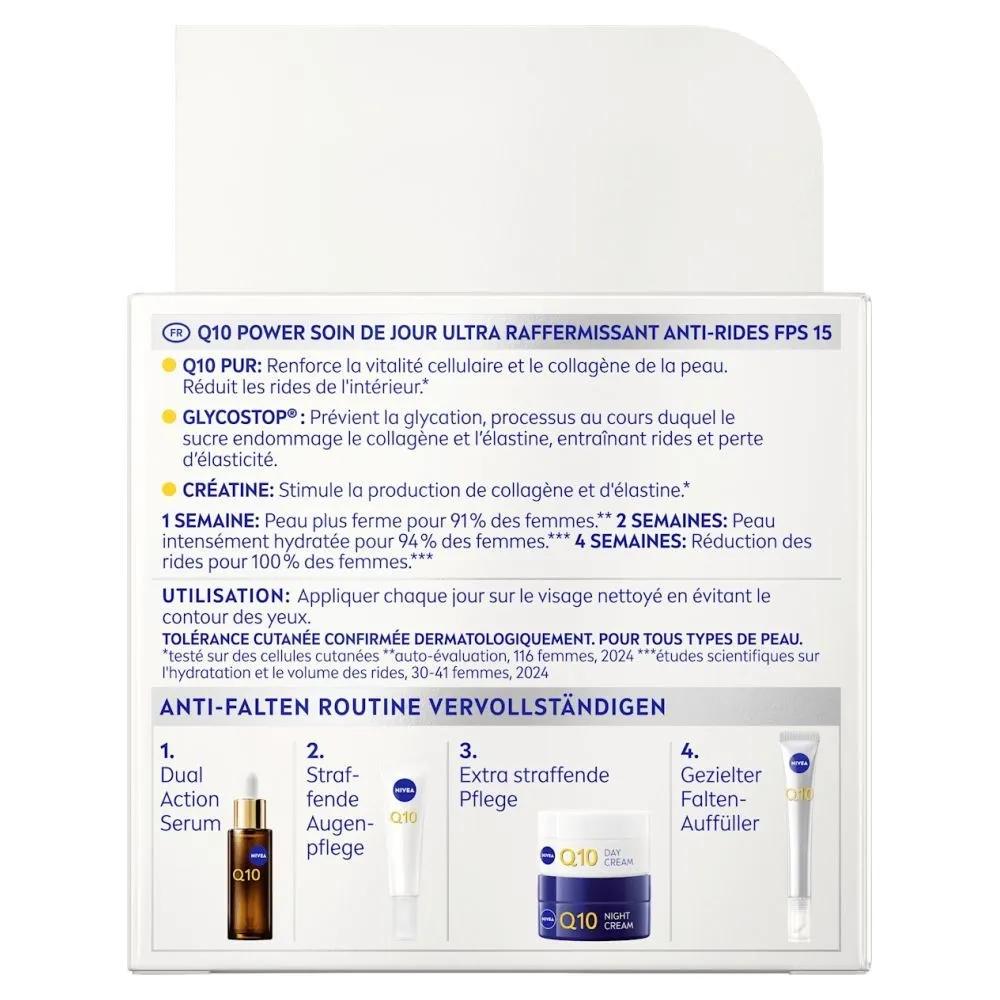 Nivea קרם פנים יום Q10 עם מקדם הגנה 15 50 מ"ל
