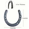 New 1Pcs Durable Cast Iron Horseshoe Decoration Unique Design Rustic Style Home Ornament Vintage Wall Hanging Wall Sculpture