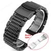 Correa de Metal Sólido 18mm 20mm 22mm 24mm Pulsera de Acero Inoxidable Correa Universal para Samsung Watch 4/5/3 Correa para Seiko Pulsera