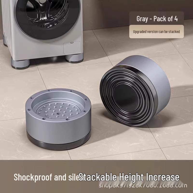 Universal Washing Machine Stand with Anti-slip, Anti-vibration Lifting Support Pads