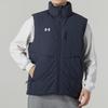 Under Armour Solid Color Stand Collar Sports Outdoor Running Casual Down Vest Unisex vest Dark-Blue 23600803-013