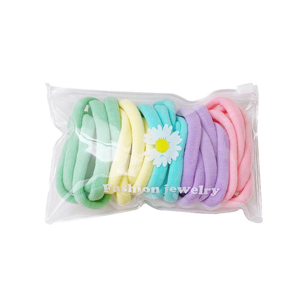 Hair Ties Hair Bands Elastic Candy Colors Ponytail Holder Hair Accessories Rubber Bands Hair Rope