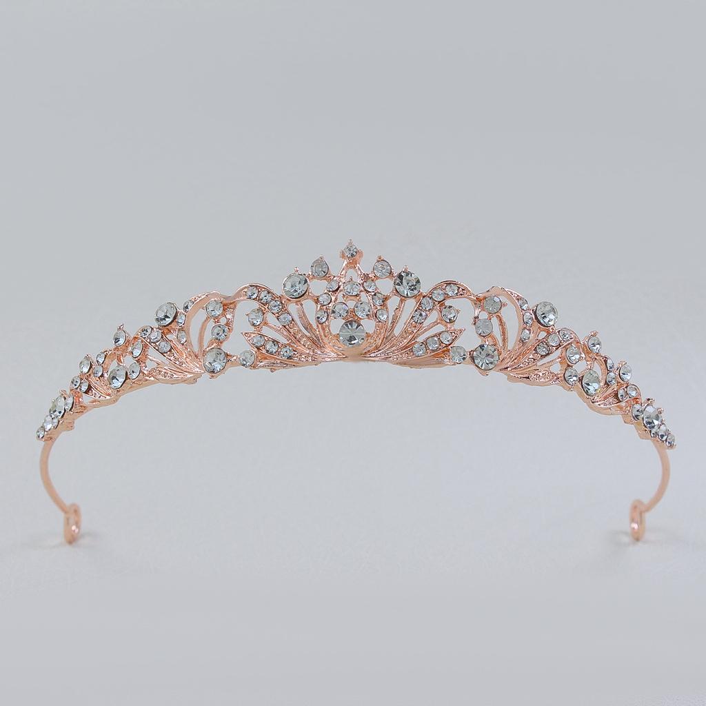 High-End European Crystal Queen Bridal Headgear Crown Princess Crown Wedding Hair Accessories Wedding Dress High-End Sense Accessories