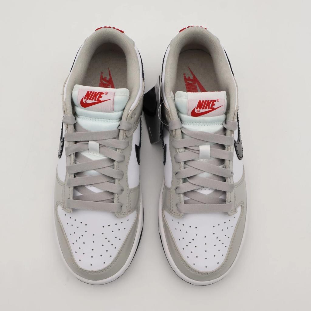DQ7576-001 Nike WMNS Dunk Low ESS Light Iron Ore Black White Grey Steel Gray