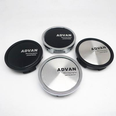 4pcs 58mm 52mm Advan Racing Wheel Caps Car Center Hub Hubcaps Auto Rims Dust Cover Logo Emblem Badge Styling Accessories