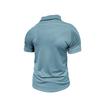 Men's Polo Shirt Short Sleeve Tactical Shirts Dry Fit Lightweight Golf Shirts Moisture Wicking Casual Collared T-Shirts for Male Summer Solid Tee Tops