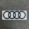 Automobile new ABS letter sticker modified q2 Q2 front and rear four-ring logo 2016-2018 Quattro Sline car trunk badge black