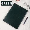 Personalized Logo Factory Price A4 Presentation Folder Custom PU Leather Multi-Functional Loose-Leaf Water-proof Durable