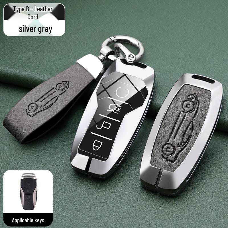 BYD Han, Tang DM, Qin PLUS, Song Pro/Max, Yuan Car Metal Key Case (2021 Model)