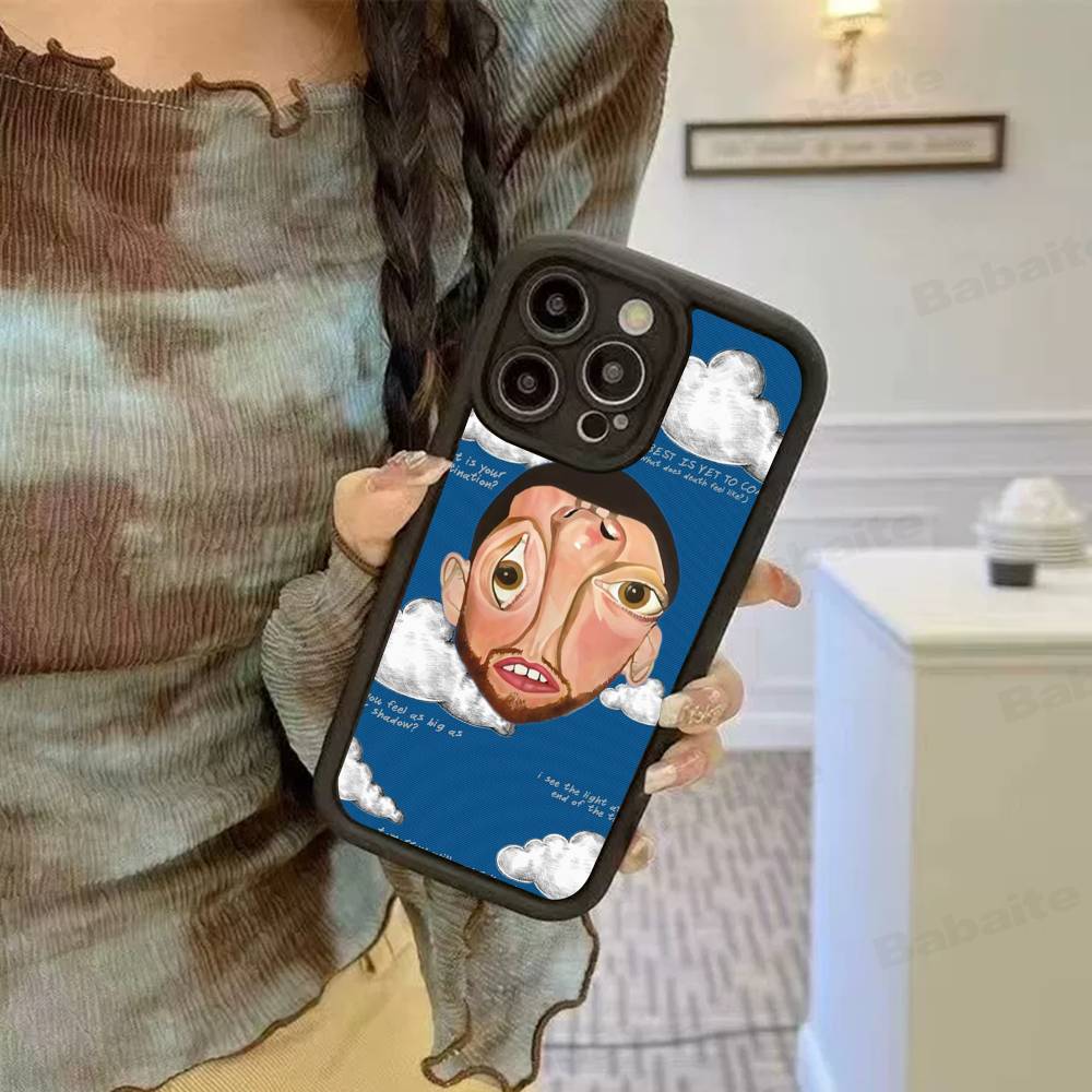 Custodia Morbida in Silicone Cool M-mac Miller per Telefono per iPhone 17 16 14 13 12 11 15 Pro Max Plus Air Cover