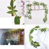 Lifelike 2x Artificial Wisteria Flower Vine With Stunning Colors For Home Decor