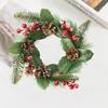 Artificial Flower Christmas Garland Green Leaf Candlestick Wreath  Christmas Decor