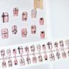 Blackpink Y2K Sweet Cool Style Rhinestone Wearable Nails with Diamonds & Chrome Hearts