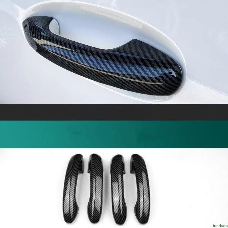 Abs Carbon Fiber Car Door Handle Trim Cover for Mercedes Benz GLC X254 C Class W206 S206 2024 2025 2026 Auto Accessories