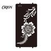 Wedding Henna Stencil Reusable Indian Tattoo Stencils, Mehndi Hand Painting Templates, Bohemian Style DIY Flower Pattern for Body Art, Festival Makeup