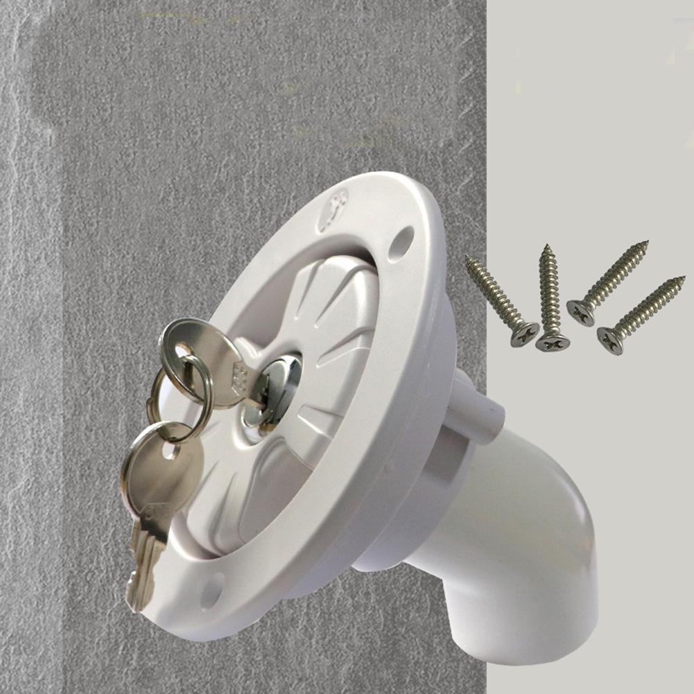 Rv Accessories Gravity Fresh Water Fill Hatch Inlet Filter Lockable For Boat Camper Trailer Modified Parts