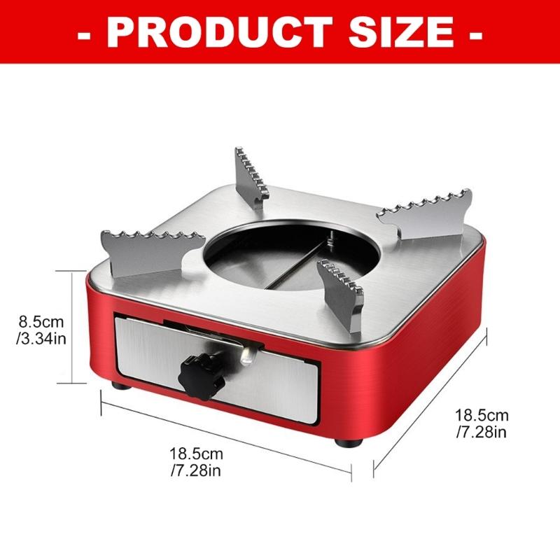 Easy Cleaning Alcohols Stove Stainless Steel Drawer Styles for Outdoor Cooking Features Flame Control Practical Design