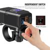 Motorcycle USB   Type C   Fast Charging QC3.0 with Voltmeter ONCelsiusOff   for Phone Tablet