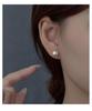 2024 Min Yue S925 Sterling Silver Pearl Stud Earrings for Women: Elegant and Simple High-End Jewelry