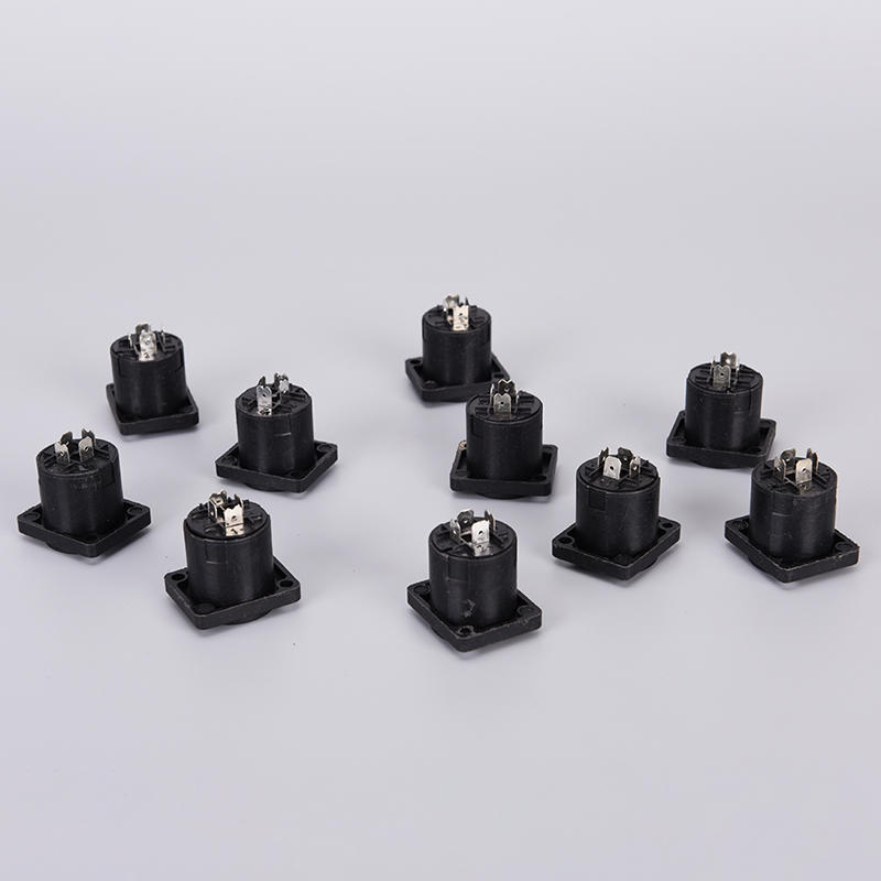 10X Speakon 4 Pin Female Jack Compatible Audio Cable Panel Socket Connector  Sale