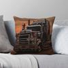 Prime Mover Kenworth Truck Pillowcase Polyester Linen Velvet Pattern Zip Decor Home Cushion Cover 45X45