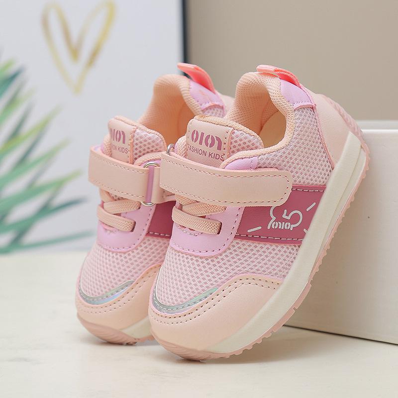 Spring New Arrivals: Infant & Toddler Unisex Non-slip Double Mesh Shoes with Soft Sole