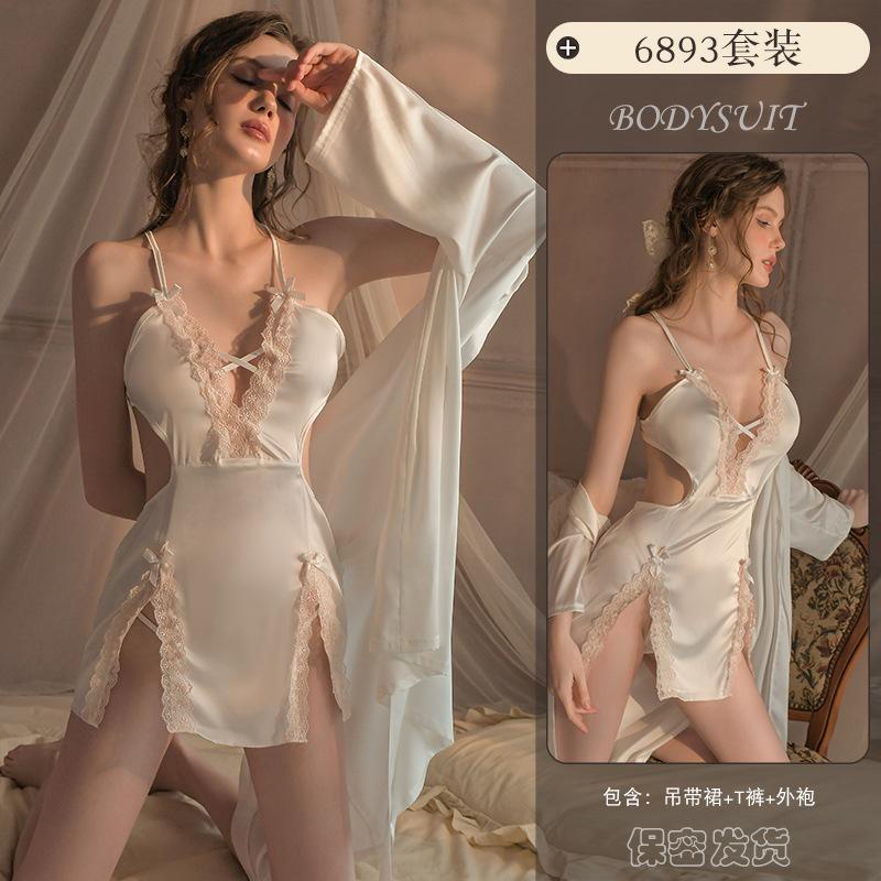 New Sex Underwear Sexy Pajamas Lace Pure Desire Hollowed Out Uniform Temptation Hot Passion Free 6893