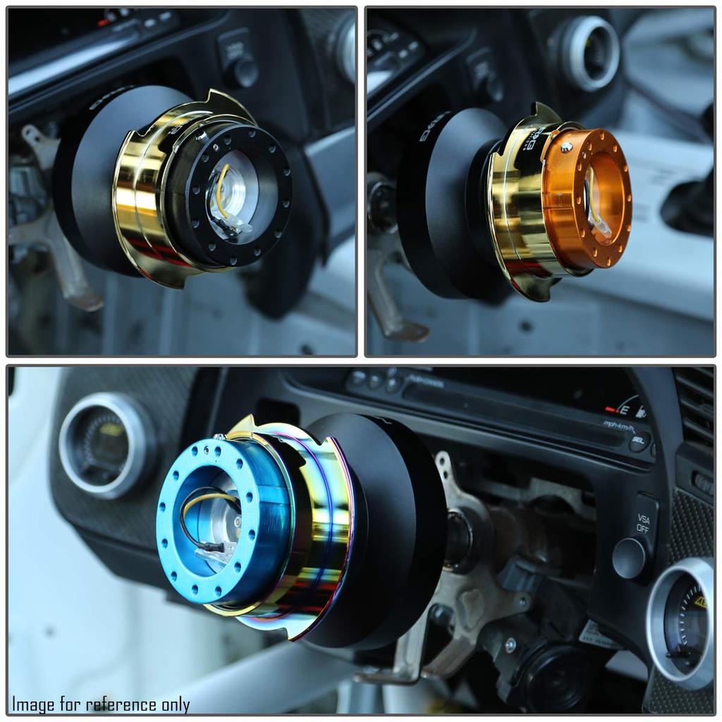 NRG Innovations Quick Release Kit your body White Ring with Finger Grooves SRK-250BK-WT (Choose color) /