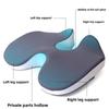 1PCS Memory Foam Seat Cushion - Breathable Polyester Office/Classroom Anti-Slip Pad for Comfort