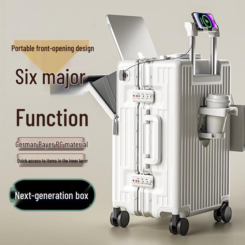 Multi-functional Front-Opening Luggage 20 Inch