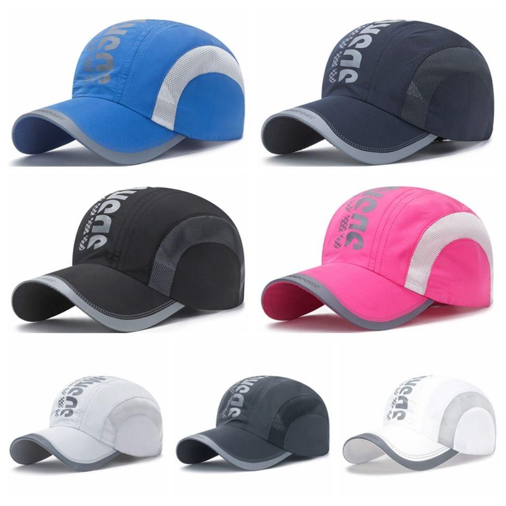 Ultra-Thin Sports Hat Adjustable Peaked Cap Casual Quick Dry Baseball Cap  Hiking