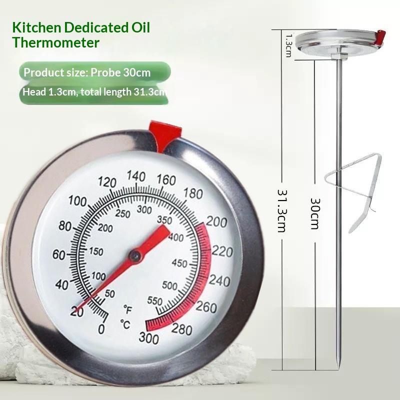 1Pcs 54mm Stainless Oven Grill Barbecue Temperature Gauge 20/30CM Kitchen Thermometer Probe Meat Cooking BBQ Food Thermometer