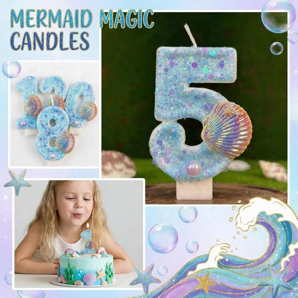 Fashion Cartoon Creative Birthday Candles Party Digital Candles