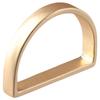 12 Pcs Metal Matte Gold Semicircle Napkin Rings D-shaped Buckles Metallic Adornment  Kitchen