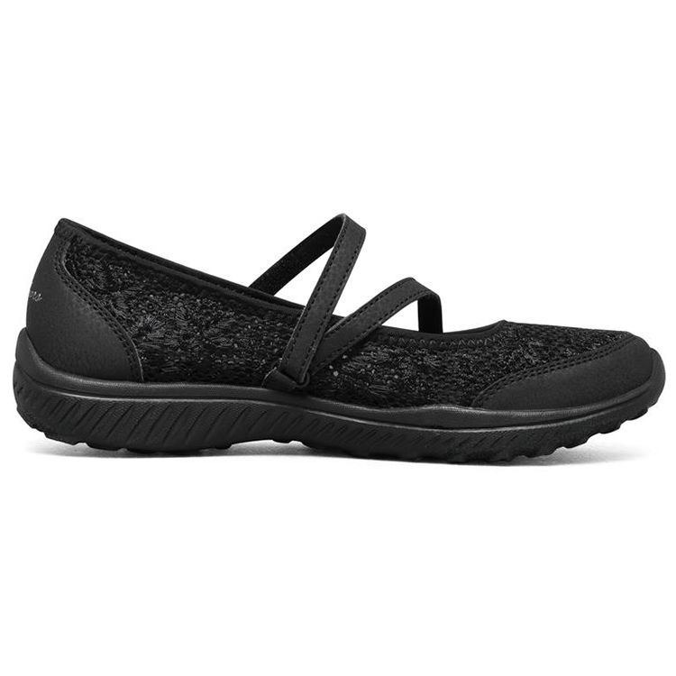 Skechers Be-Light Maille Simple Confortable Chaussures Décontractées Femme chaussures décontractées Noir 100022-BLK