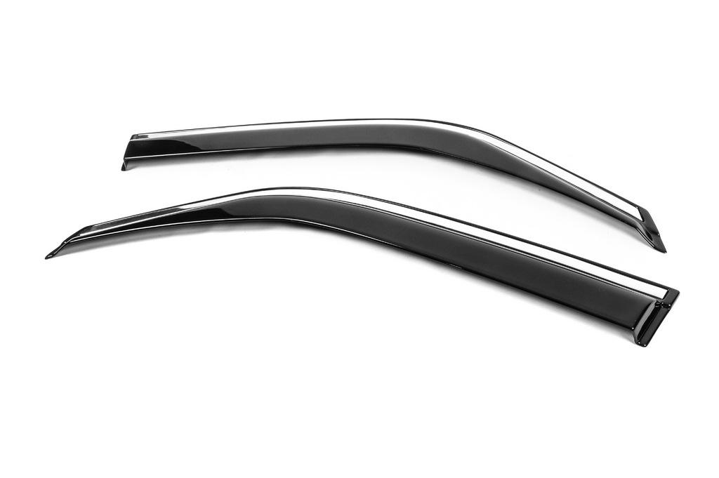 Ветровики (2 шт, EuroCap, Chrome) для Volkswagen Crafter 2006-2016 гг