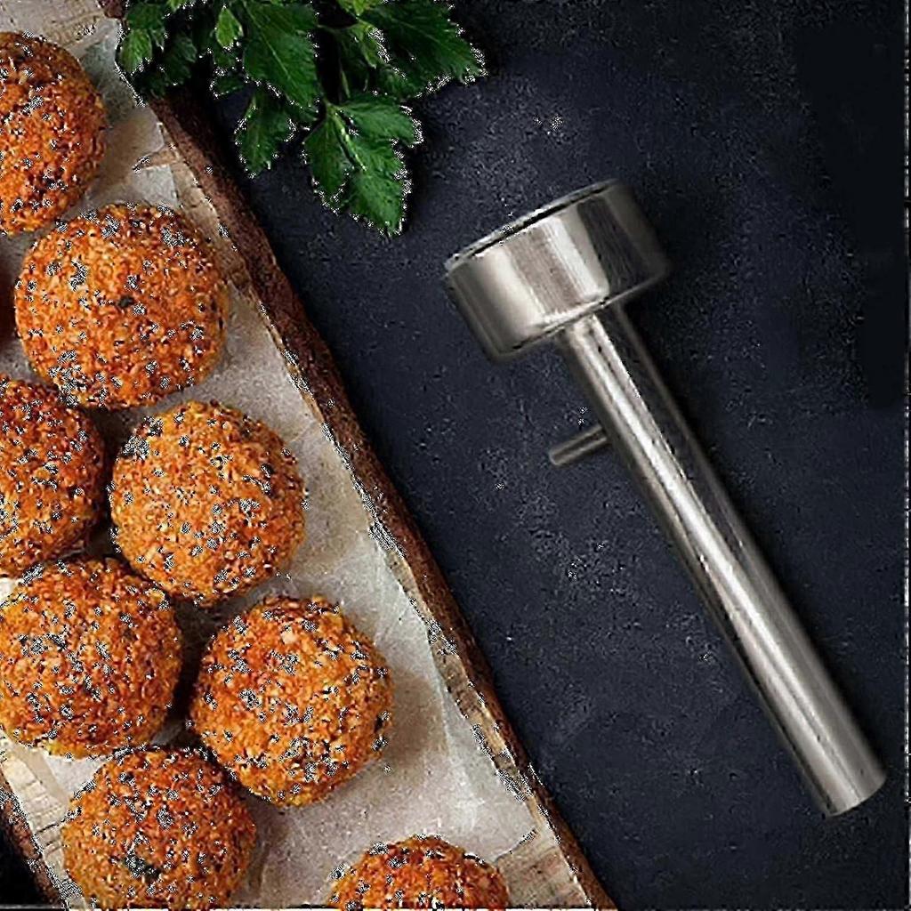 2026 Hot!! Falafel Scoop, Stainless Steel Falafel Maker Scoop, Professional Non-sticky Falafel Baller Tool