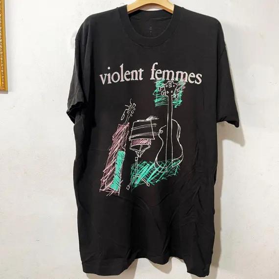 Vintage 80s Violent Femmes T-Shirt Unisex AlL Size UR009 FREE SHIPPING Unisex T-Shirt XXXXL